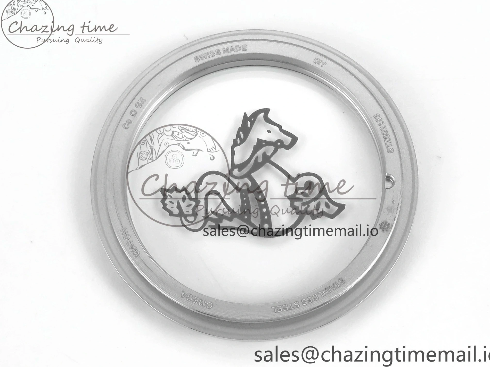 0401 Bold Seamaster Planet Ocean 600M 43.5mm SS SCF 1:1 Best Edition Green Bezel Gray Dial on Green Rubber Strap A8900 Super Clone 7666